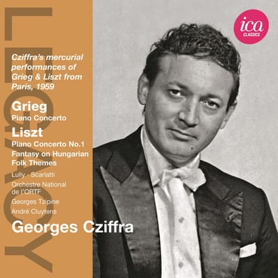 Georges Cziffra, Orchestre National De l'ORTF - Grieg & Liszt from Paris, 1959 (CD) (Remastered)
