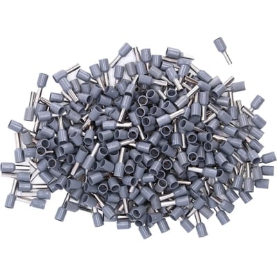 1000 Pièces Cosses Isolées Embouts Électriques à Sertir 12 AWG Kit Connecteurs d'Extrémité de Câble E4009