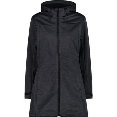 Vrouwelijke softshell hoodie jas CMP