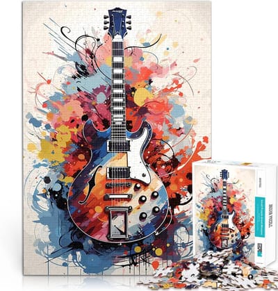 Puzzel 2000 Stukjes - Uitdagende Puzzel - Ontspannend Spel - Precisie Gesneden - 70x100 cm - Melodische Gitaar