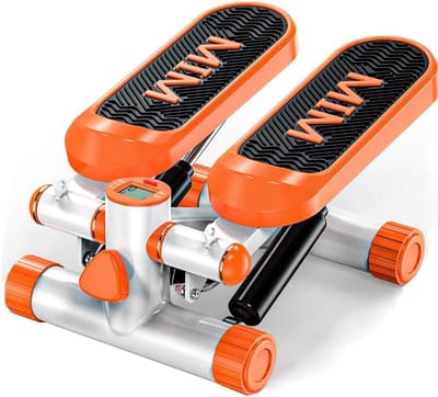 Fitness Stepper - Twister Trainingsapparaat - Thuis Sporten - Hydraulische Cilinder - 150kg Belastbaar - Oranje