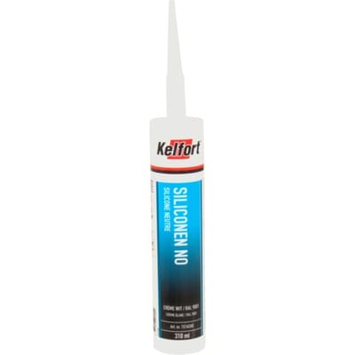 Kelfort siliconenkit NO Wit ral9001 310ml