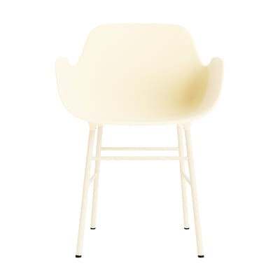Normann Copenhagen Form fauteuil met metalen frame - NormannCopenhagenFormCream