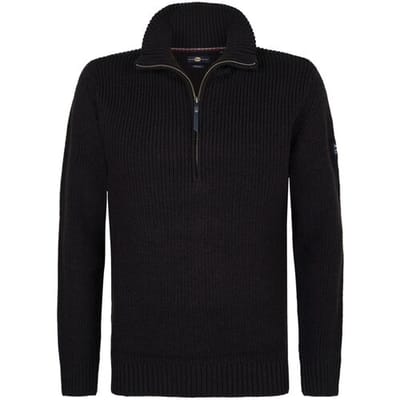 Petrol Industries - Half zip trui - Heren - XXL - Blauw - Acryl - M-3050-KWC262