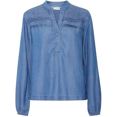 Dames blouse met lange mouwen Pulz Jeans Gala