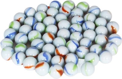 160x stuks decoratie knikkers mix-kleuren van glas