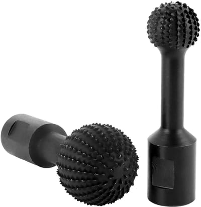 Kogelfrees houtsnijwerk 25/40 mm - Koolstofstaal houtbeitel - Draagbare hout-shaper - 2 stuks