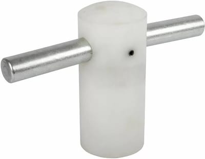 Tegelklopper - Tegelhamer Rubberhamer - Tegels Plaatsen - Professioneel Nylon - Twee zetels - Beige