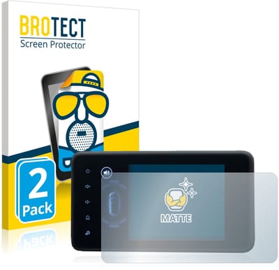 BROTECT - Screenprotector voor Dacia Jogger 2022 Media Display 8" - Folie Beschermfolie matte 2 Stuks