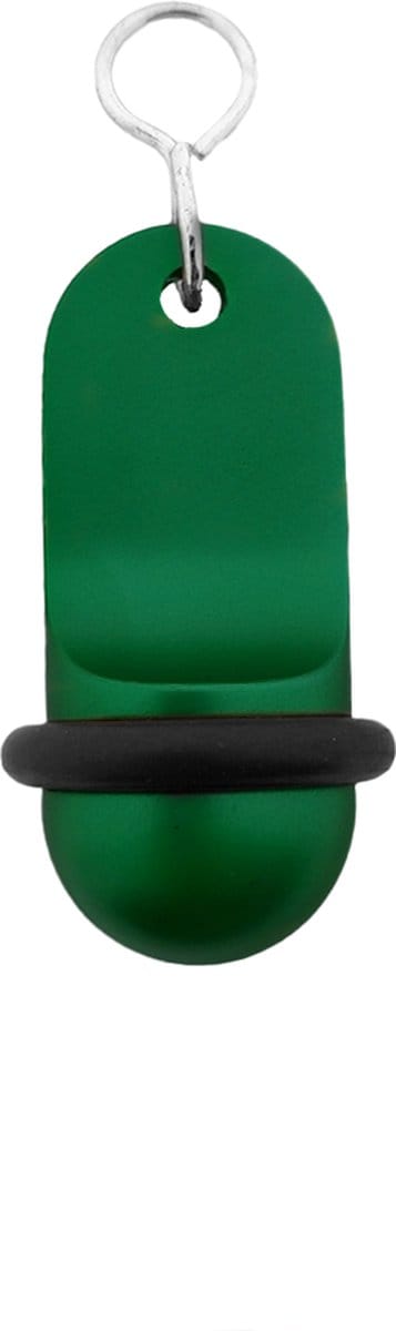 CombiCraft Blanco Mini Classic hotel sleutelhanger groen - 60x25mm - 5 stuks