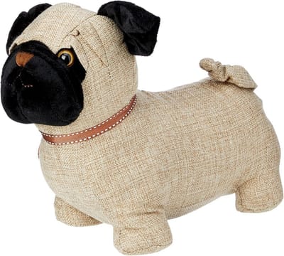 Deurstopper in Hond Design - Bruin - 28 x 28 x 21 cm