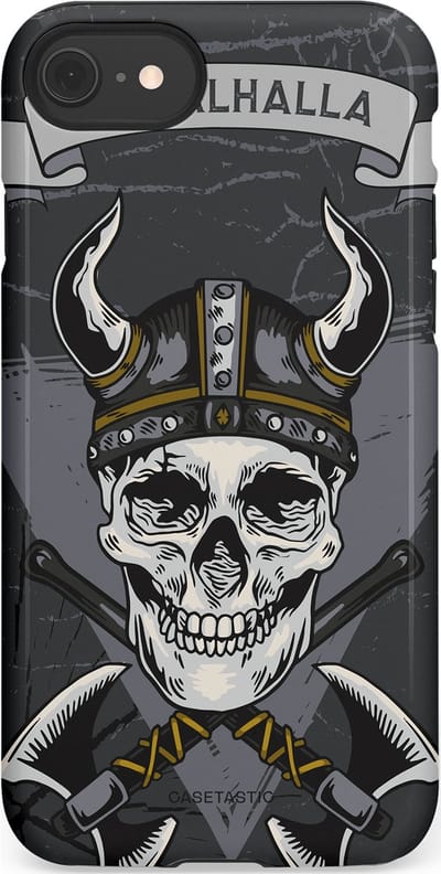 Casetastic Hoesje Geschikt voor Apple iPhone 7/8/SE - Stijlvolle Beschermende Duo-layer Case - Valhalla