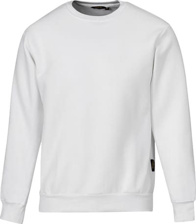STØRVIK Torino Sweater Ronde Hals Schilderstrui 4 seizoenen Heren - Maat M - Wit