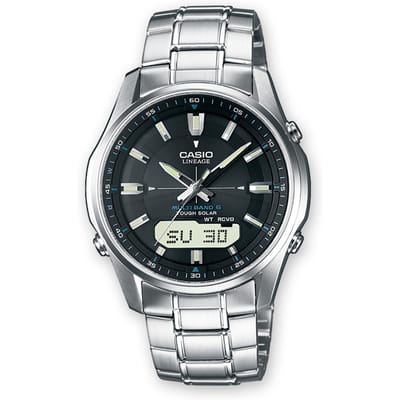 Casio Radiogestuurde Horloges Heren Zilveren Horloge LCW-M100DSE-1AER