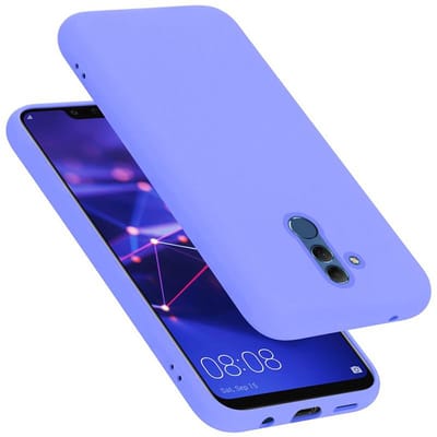 Cadorabo Hoesje geschikt voor Huawei MATE 20 LITE in LIQUID LICHT PAARS - Beschermhoes gemaakt van flexibel TPU silicone Case Cover
