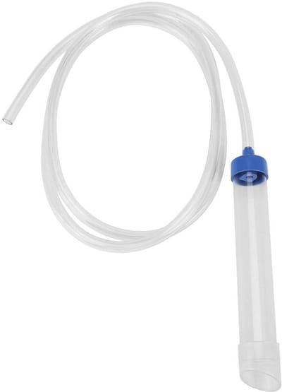 Dailygoods- Water Changer - PVC Siphon - Aquarium/Visbak - Fluids Transfer - Grondreiniger - 150cm Lang - Antislip Tube Hoofd