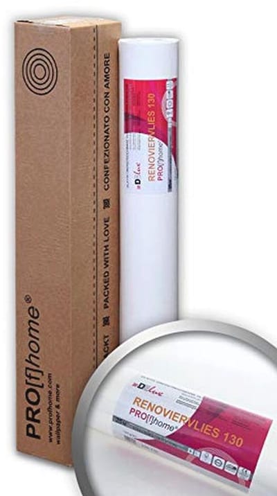 Schildervlies Renovatievlies 130g Wit - Glad Vliesbehang Overschilderbaar 1 Rol 18,75 m2