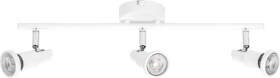 LEDVANCE LED SPOT GU10 3 x 3,4W, 690lm, wit, 2.700K kleurtemperatuur, warm witte lichtkleur, tijdloos ontwerp, vervangbare ledlamp, ideaal voor interieurs, CRI 90, verstelbare koppen