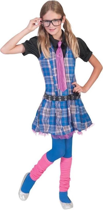 College kostuum Stacy | Meisjes | Maat 164 | Verkleedkleding