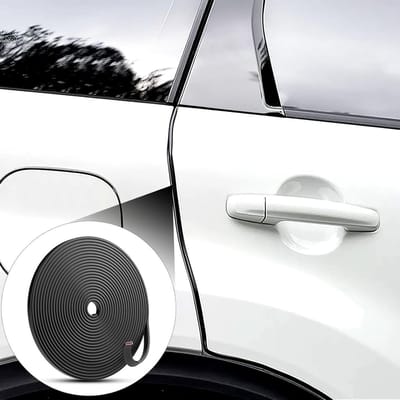 Randbescherming voor platen, rubber EPDM, U-vormig, zelfklevend, ideaal voor autodeuren en metalen platen, bescherming tegen krassen en stoten