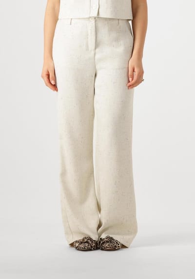 Ydence Pants Leona (tall) Broeken Dames - Beige - Maat L TALL