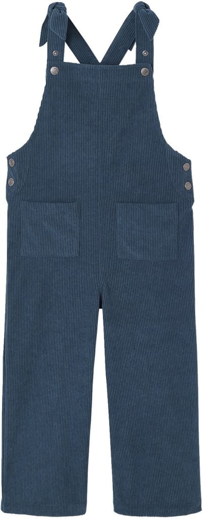 Vertbaudet Salopet van fluweel / velours met fleece-effect en wijde pijpen voor meisjes