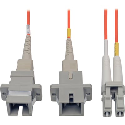 Tripp Lite N458-001-62 InfiniBand en Glasvezelkabel 0,3 m LC SC Oranje