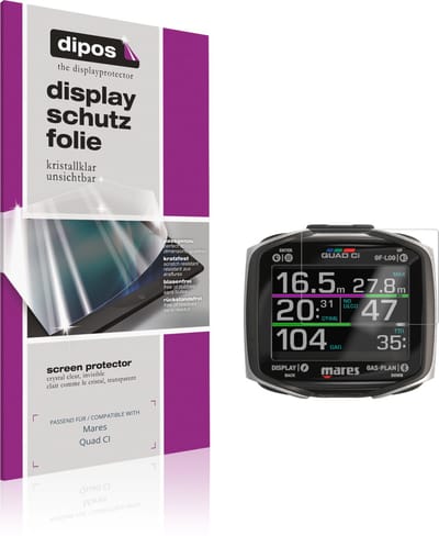 dipos – 6x Beschermfolie geschikt voor Mares Quad CI | Krasbestendige & heldere Screenprotector Ultra-Thin