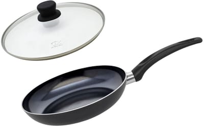 Set Koekenpan 28 cm keramiek zonder PFAS en deksel Elo Prima Cucina