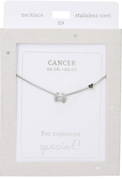 Depesche - Ketting "Heart of Gold" - mot. 034 - Cancer