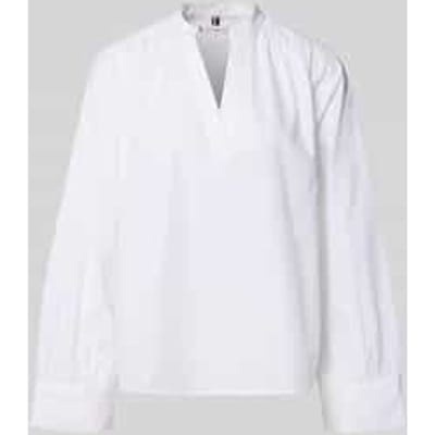 Relaxed fit Blouse met lange mouwen van puur katoen