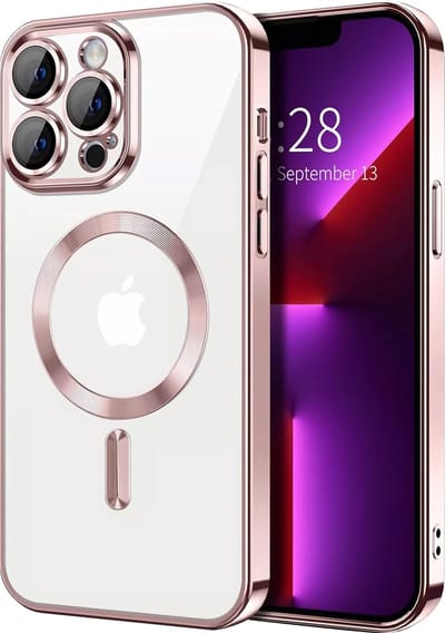 TG Techgrip - Hoesje Geschikt voor iPhone 11 Pro Magsafe Compatible Rose Goud - Back Cover Hoesje met ingebouwde 9H HD camera glas bescherming - Rose Goud Hoes Geschikt voor iPhone 11Pro