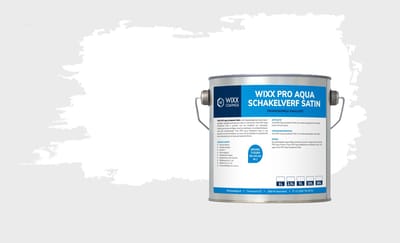 Wixx PRO Aqua Schakelverf Satin - 20L - Wit