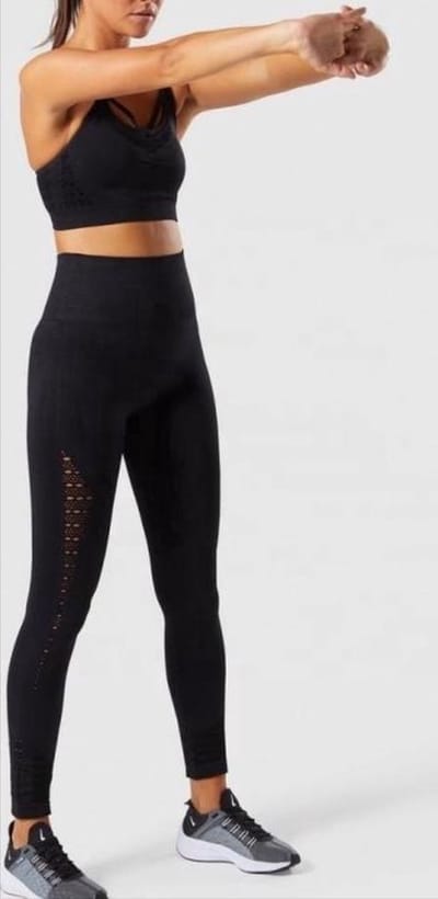 Finnacle - Anti Cellulite Legging - High Waist - Maat S - Bewerkte Sportlegging - Comfortabel - Zwart - Shape Legging - Speciale Legging voor Sport - Sportbroek - Legging met High Waist voor Optimaal Comfort