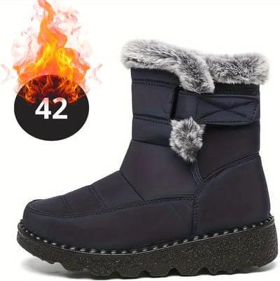 Bovista Snowboots - Sneeuwschoenen - Sneeuwboots - Heren - Wintersport - Ski - Skischoenen - Zwart - 42 - Buiten - Antislip - Winter