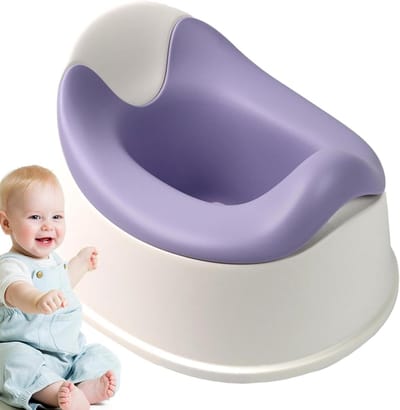 Peuter Potje - Draagbaar Toilet - Zindelijkheidstraining - Antislip Ontwerp - 32.5 x 27.5 x 22 cm - Paars