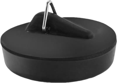 Badstop - Afvoerstop - Waterdicht Maken - Hittebestendig Rubber - 4.5 x 2.2 cm - Zwart