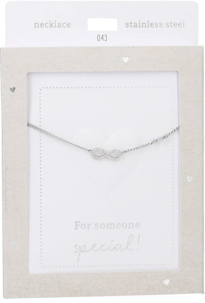 Depesche - Ketting "Heart of Gold" - mot. 043 - Infinity sign - silver