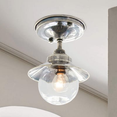 LOBERON Hanglamp Melkior antiekzilverkleurig/helder