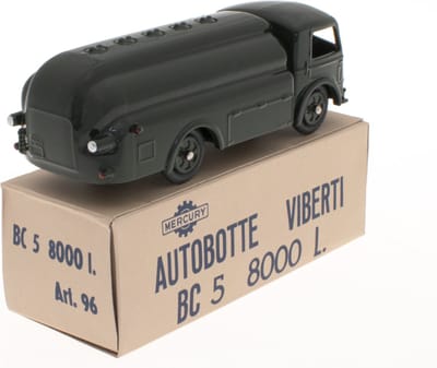 Tanker Viberti BC 5 8000 l. (zwart) Modelauto's Mercury, in schaal 1:48, voor verzamelaars, niet geschikt voor kinderen jonger dan 14 jaar