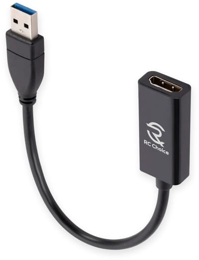 USB 2.0 naar HDMI Adapter Kabel - Full HD 60Hz - USB Male naar HDMI Female - Compact