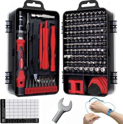 Precisie Schroevendraaier Set voor Elektronica en Kleine Reparatie (141 Delen)