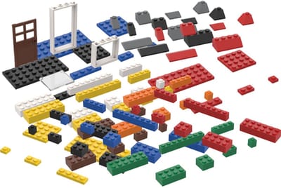 Eduplay bouwstenen basis assortiment 500 stuks bouwspeelgoed.