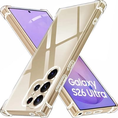 Siliconen Backcover - Schokbestendig - Transparant - Hoesje Geschikt voor: Samsung Galaxy S26 Ultra