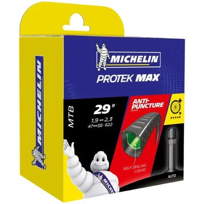 Schraderklep luchtkamer met anti-lekvloeistof Michelin protek Max 29 x 1.85