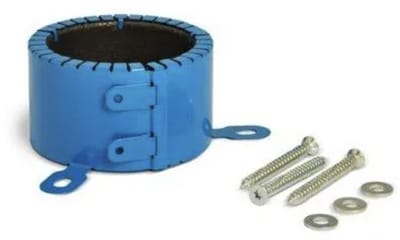 PROMASTOP FC3/090 Brandmanchet 90 mm – Staal Blauw RAL 5005 – Brandwerende Pijpdoorvoer – Inclusief Bevestiging