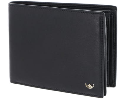 Golden Head Leren portemonnee Dublin RFID Protect Scheintasche 1154 Schwarz zwart