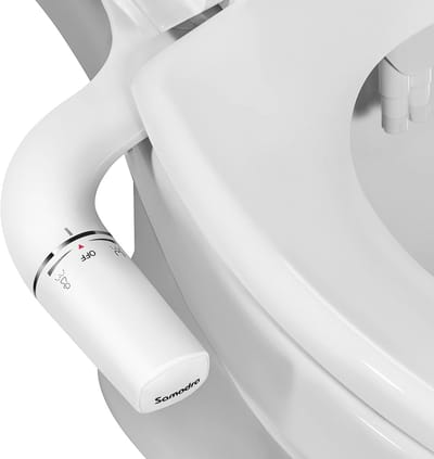 NordHaus Bidet Toilet Sproeier - WC Bidet Opzetstuk - Hygiënische Douche - Dual Nozzle Reiniging - Wit Rechts Aansluiting
