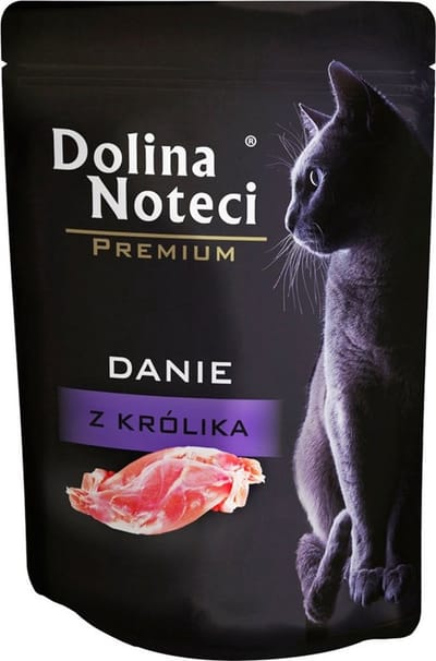 Dolina Noteci Premium Serie - Natvoer voor Katten - Konijn - 30x85g