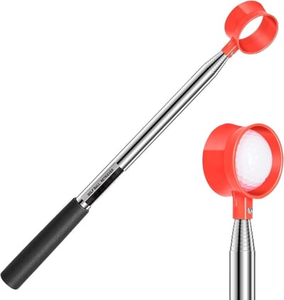 Golfbal Retriever - Ballen Grijper - Ballen Verzamelen - Telescopisch Ontwerp - 2.7m tot 3.7m